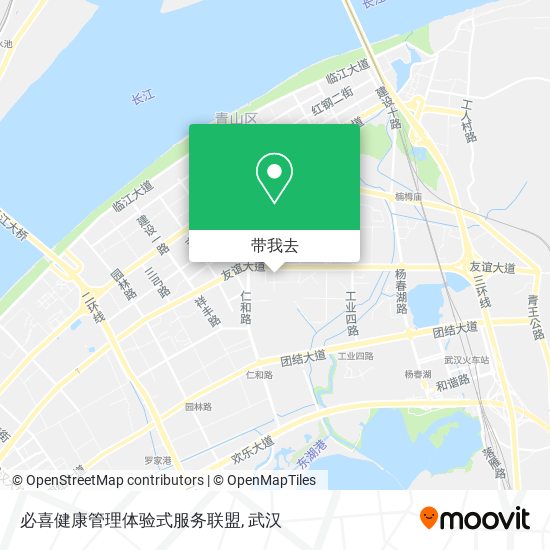 必喜健康管理体验式服务联盟地图