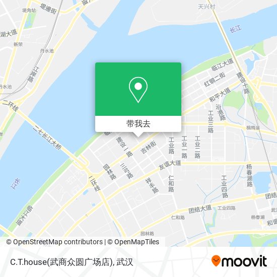 C.T.house(武商众圆广场店)地图
