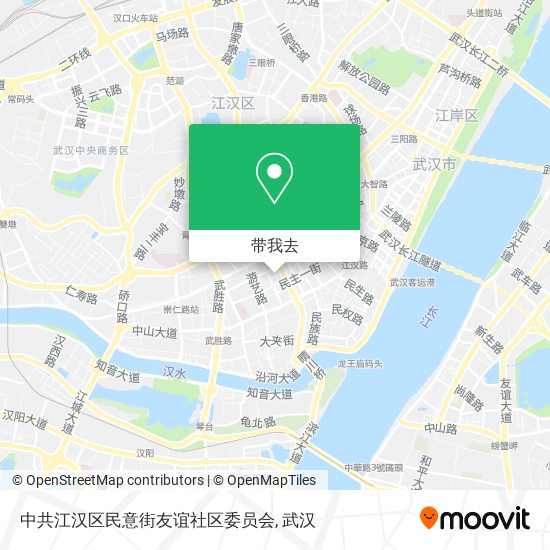 中共江汉区民意街友谊社区委员会地图