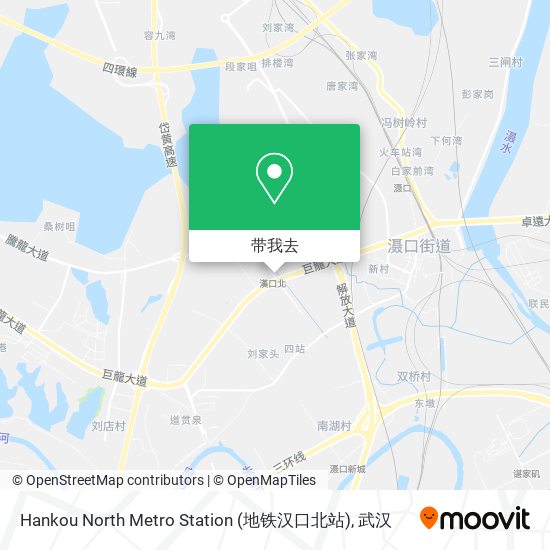Hankou North Metro Station (地铁汉口北站)地图