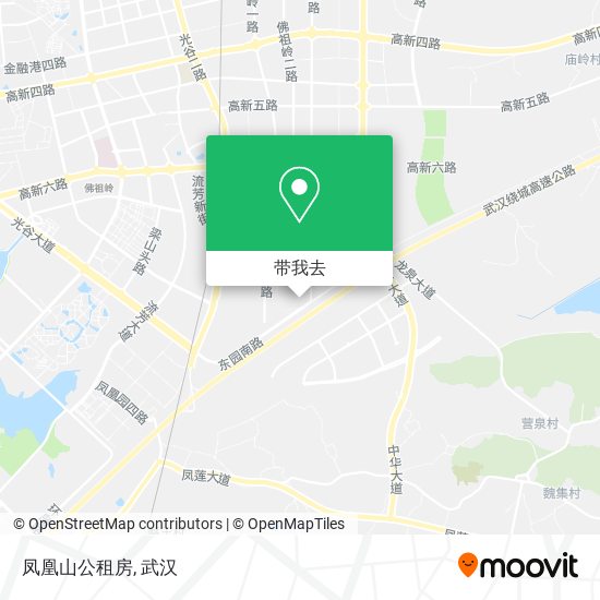凤凰山公租房地图