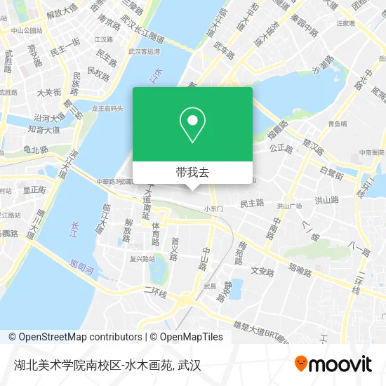湖北美术学院南校区-水木画苑地图