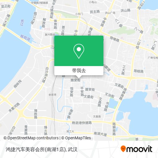 鸿捷汽车美容会所(南湖1店)地图