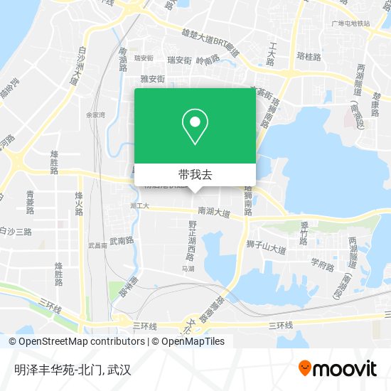 明泽丰华苑-北门地图