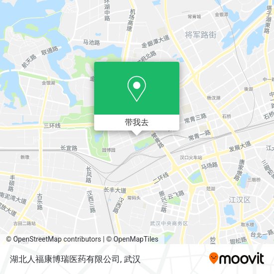 湖北人福康博瑞医药有限公司地图