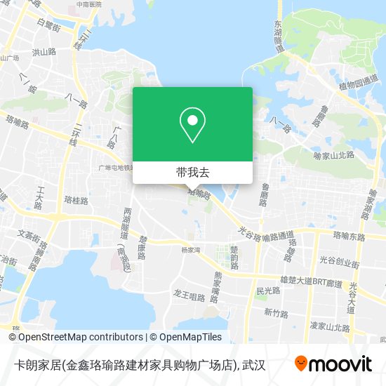 卡朗家居(金鑫珞瑜路建材家具购物广场店)地图