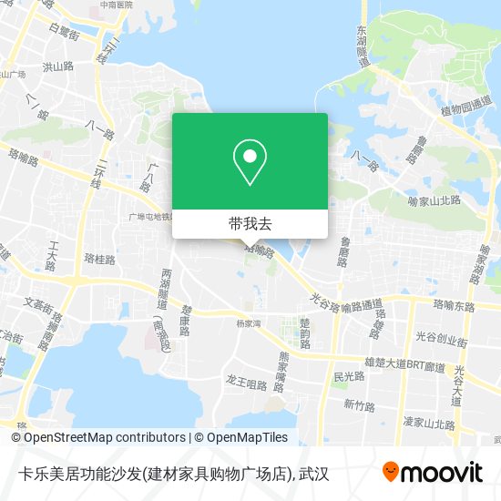 卡乐美居功能沙发(建材家具购物广场店)地图
