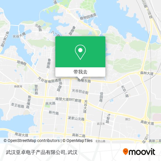 武汉亚卓电子产品有限公司地图