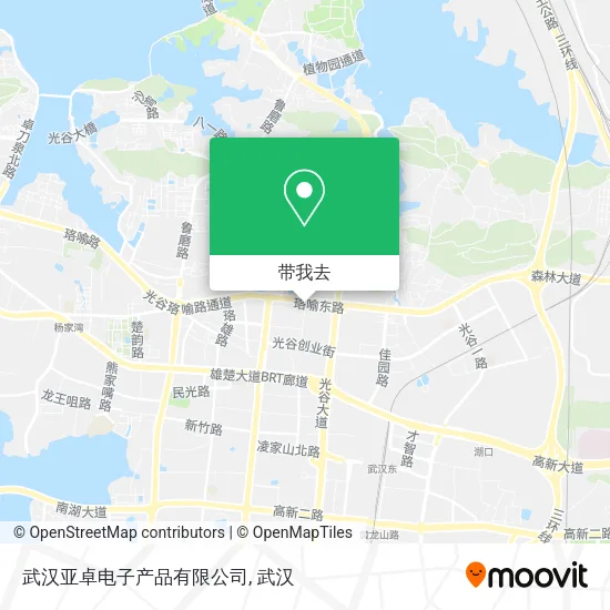 武汉亚卓电子产品有限公司地图