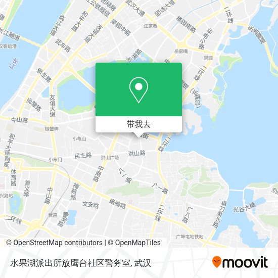 水果湖派出所放鹰台社区警务室地图