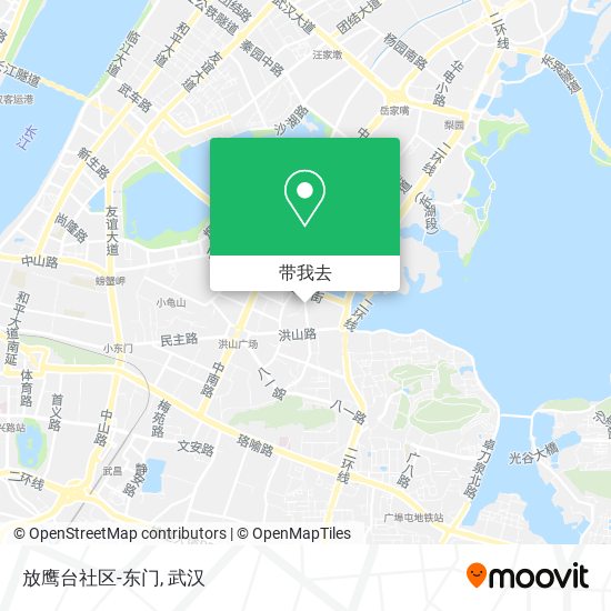 放鹰台社区-东门地图