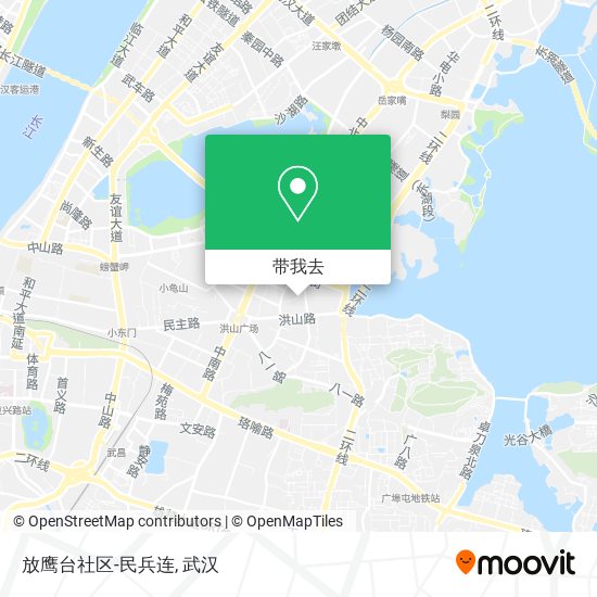 放鹰台社区-民兵连地图
