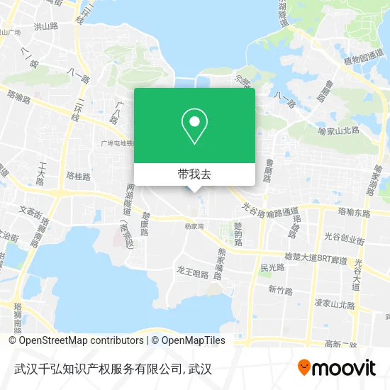武汉千弘知识产权服务有限公司地图