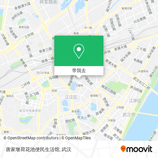 唐家墩荷花池便民生活馆地图