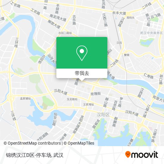 锦绣汉江D区-停车场地图