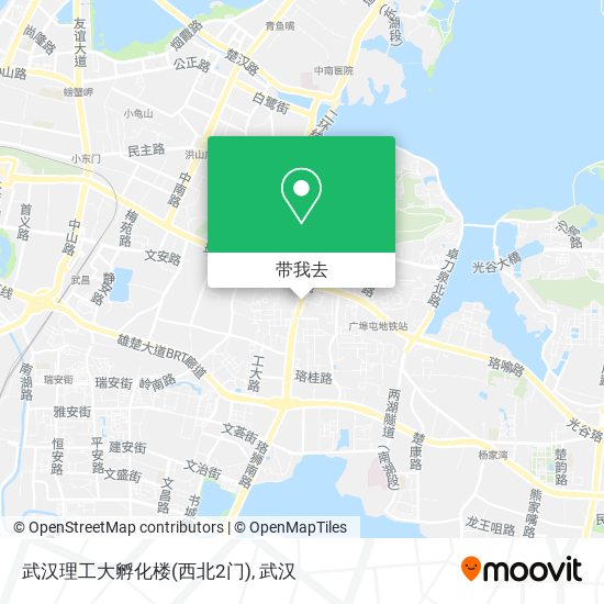 武汉理工大孵化楼(西北2门)地图