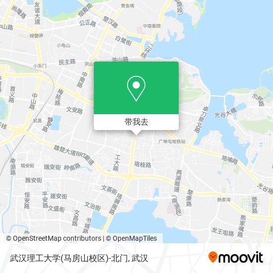 武汉理工大学(马房山校区)-北门地图