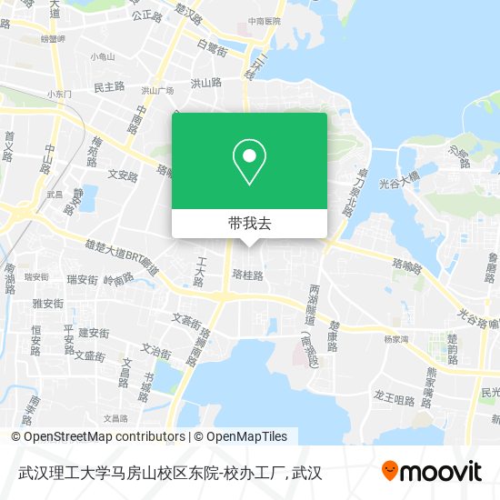 武汉理工大学马房山校区东院-校办工厂地图