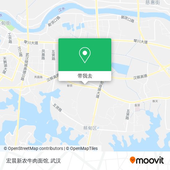 宏晨新农牛肉面馆地图
