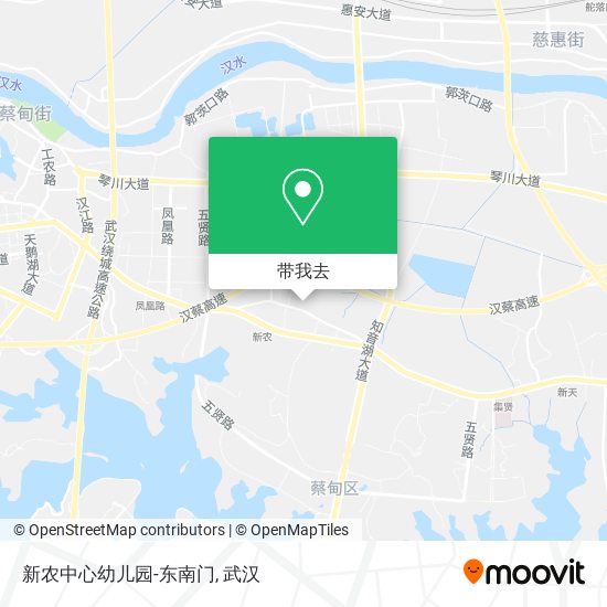 新农中心幼儿园-东南门地图