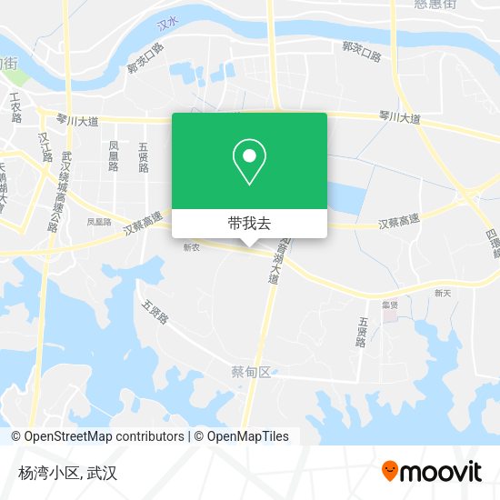杨湾小区地图