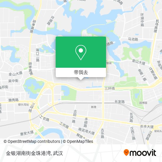 金银湖南街金珠港湾地图