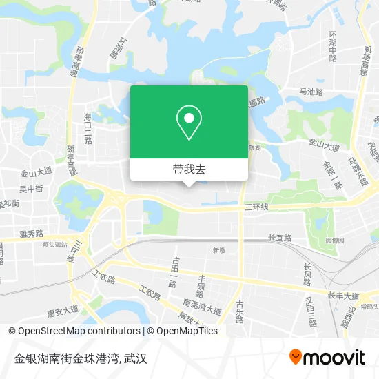金银湖南街金珠港湾地图