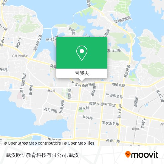 武汉欧研教育科技有限公司地图