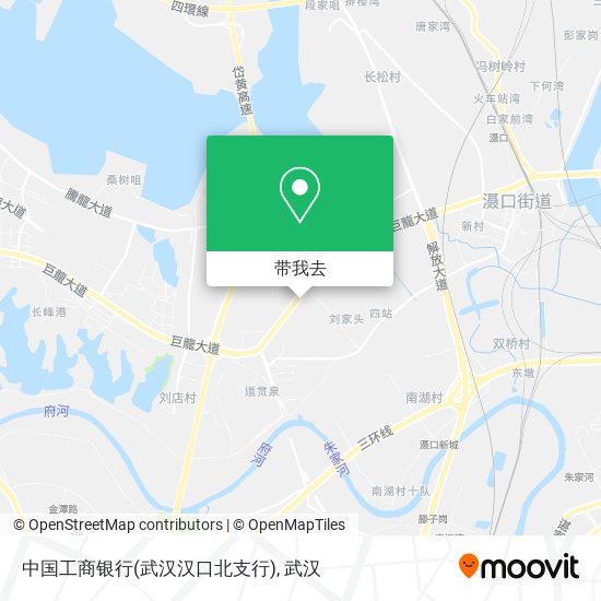 中国工商银行(武汉汉口北支行)地图