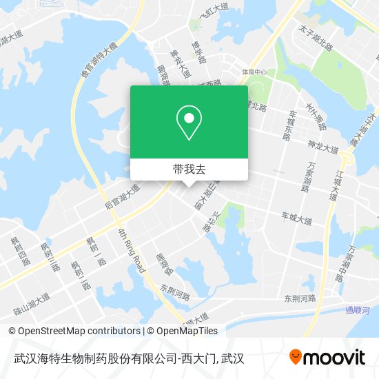 武汉海特生物制药股份有限公司-西大门地图