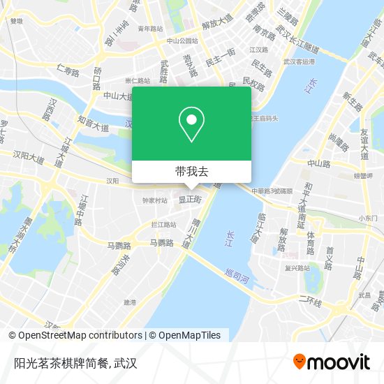 阳光茗茶棋牌简餐地图