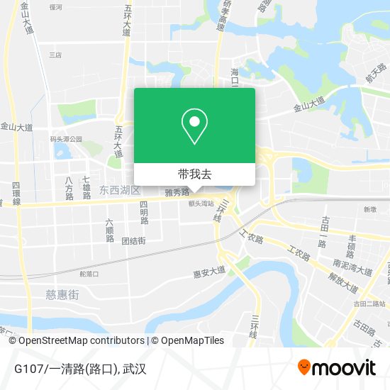 G107/一清路(路口)地图