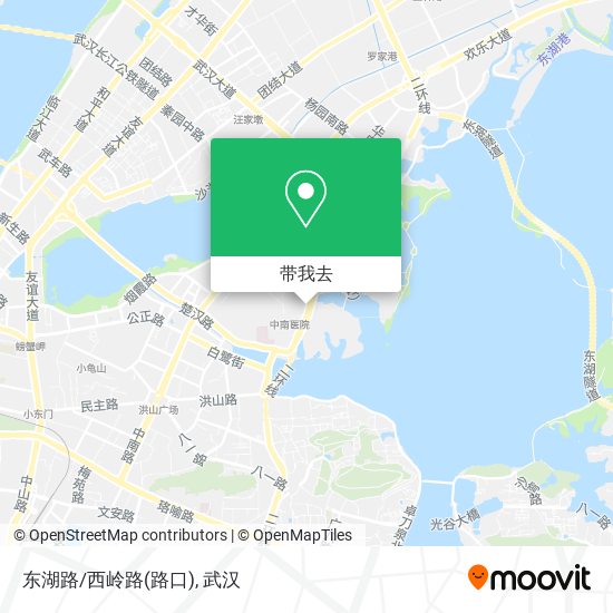 东湖路/西岭路(路口)地图