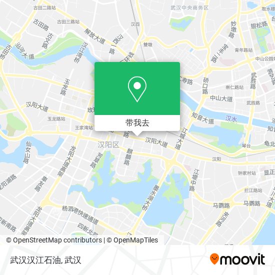 武汉汉江石油地图