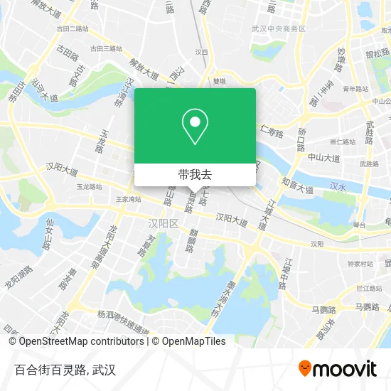 百合街百灵路地图