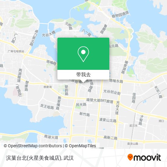 滨菓台北(火星美食城店)地图