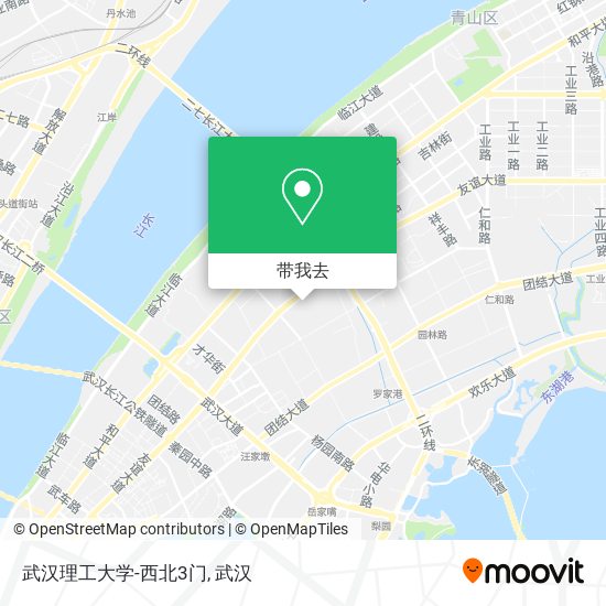 武汉理工大学-西北3门地图
