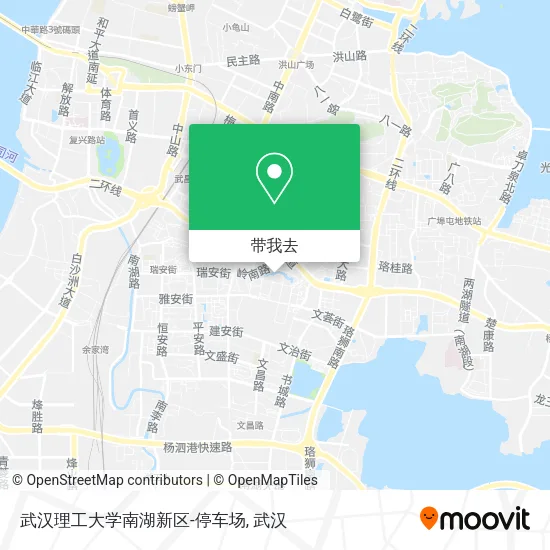 武汉理工大学南湖新区-停车场地图