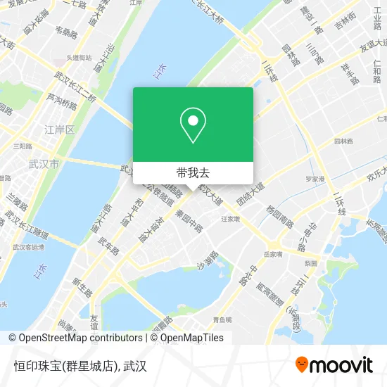 恒印珠宝(群星城店)地图