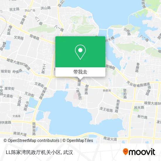 LL陈家湾民政厅机关小区地图