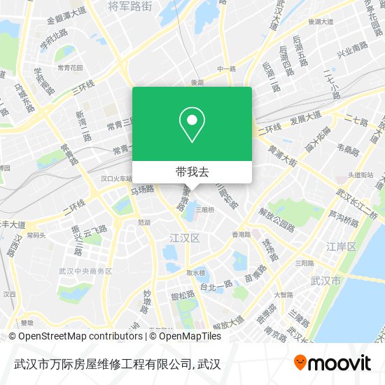 武汉市万际房屋维修工程有限公司地图