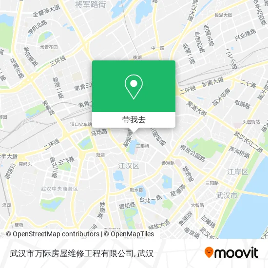 武汉市万际房屋维修工程有限公司地图