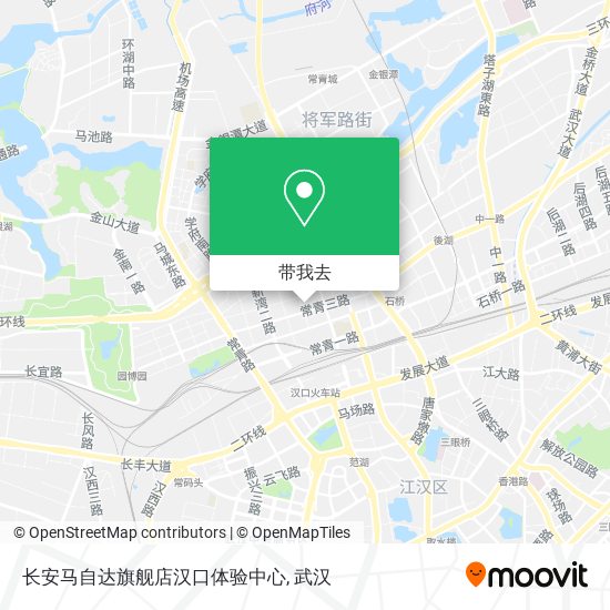 长安马自达旗舰店汉口体验中心地图