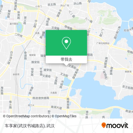 车享家(武汉书城路店)地图