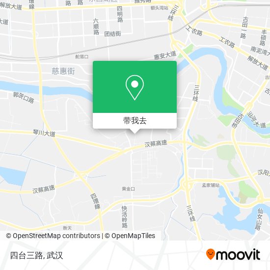 四台三路地图