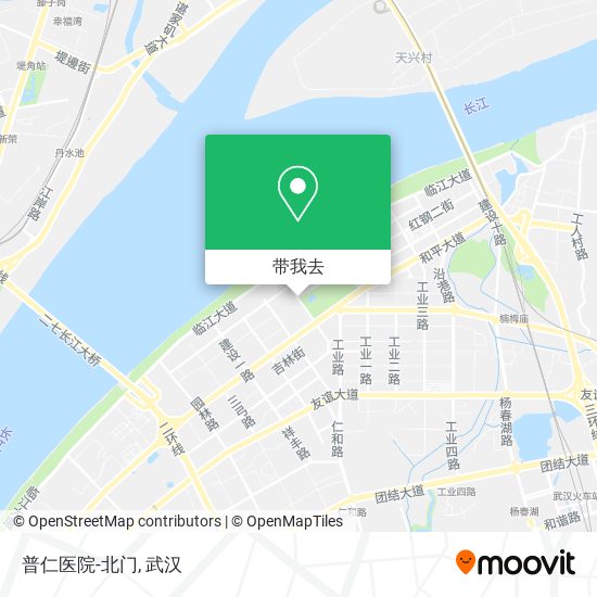 普仁医院-北门地图