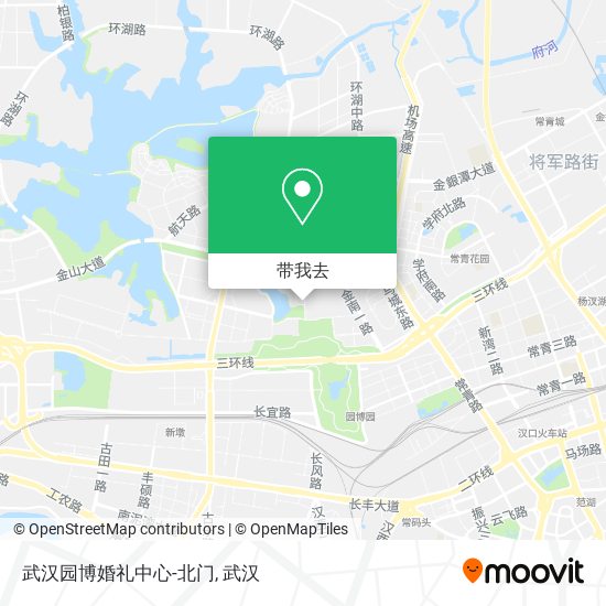 武汉园博婚礼中心-北门地图