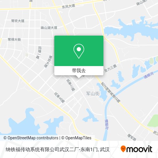 纳铁福传动系统有限公司武汉二厂-东南1门地图