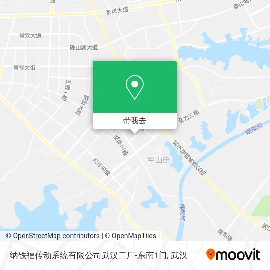 纳铁福传动系统有限公司武汉二厂-东南1门地图