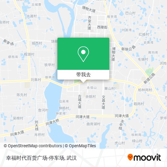幸福时代百货广场-停车场地图